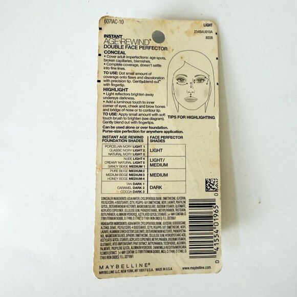 Maybelline Concealer Instant Age Rewind Double Face Perfector Light 710 Skintone - Picture 4 of 7